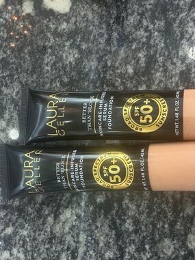 Laura Geller Serum Foundation SPF 50+ in Light Beige (Pair)